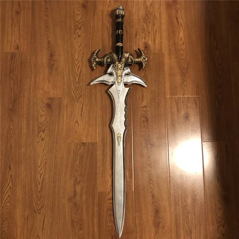 wow Arthas Menethil's Weapon Frostmourne Sword World of Frost Sad Sword Cos Weapon Toy Sword Children Simulation Weapon PU Prop 2