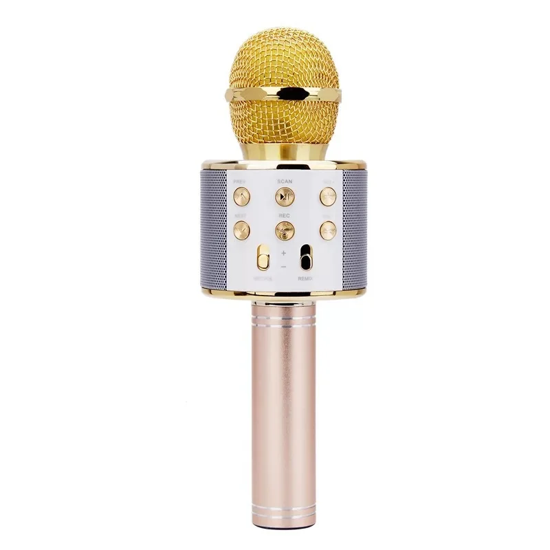 

Stereo Mobile Phone Microphone Karaoke Handheld Wireless Bluetooth Condenser Microphone Live Microphones Audio