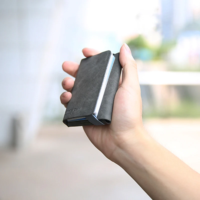DIENQI антиrfid кредитный держатель для карт минималистичные бумажники мужской