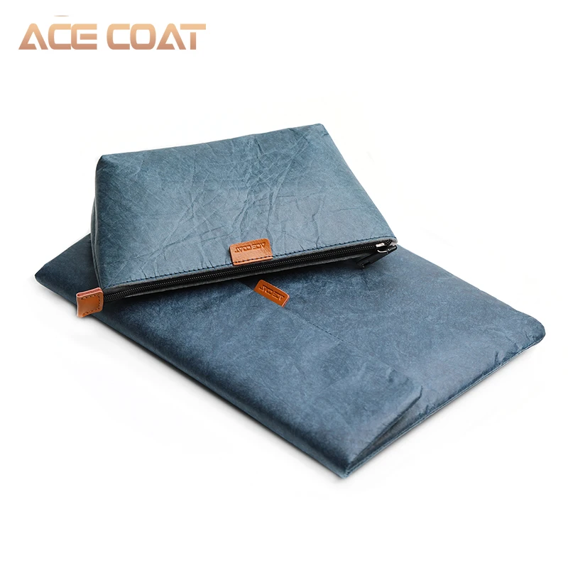 ACECOAT DuPont бумажный Модный чехол для ноутбука с ящиком для хранения мыши для MacBook Air/Pro 13 15 retina 13,3 для macbook pro 13 Чехол - Color: Blue