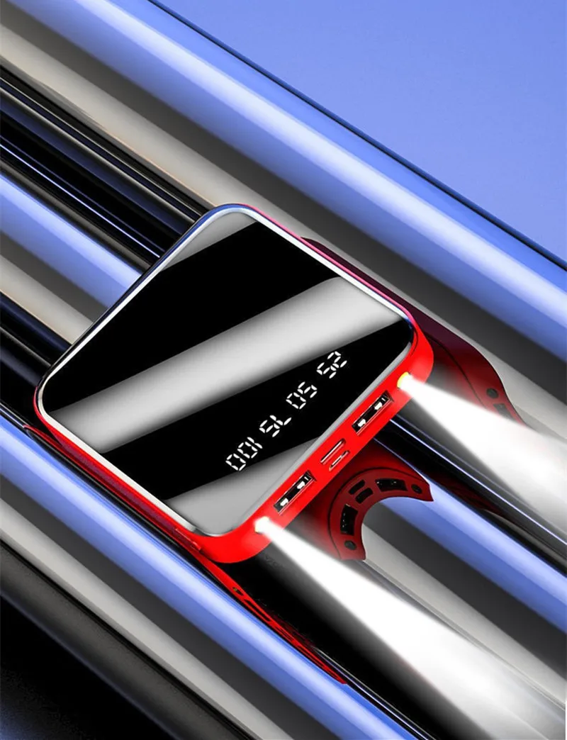 Mini 88000mAh Portable Power Bank 2 USB LCD Digital Display Fast Charging External Battery Powerbank For iPhone Xiaomi Huawei powerbank for phone