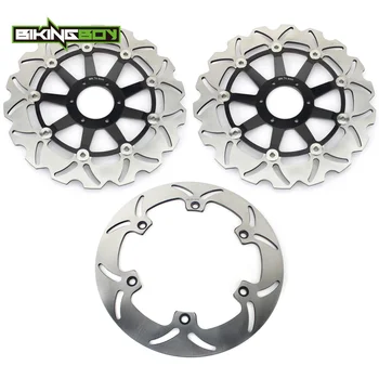 

BIKINGBOY Front Rear Brake Discs Disks Rotors For Honda GL 1500 C CD CF Valkyrie 00 01 2002 2003 GL 1500 F6C Valkyrie 1993-2003