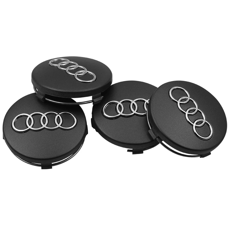 

4pcs 59mm Car tire Wheel center cover Hubcaps Decorative Sticker For Audi a3 a4 a5 a6 a7 a8 b5 b6 b7 b8 c6 c7 c8 8v 8p Q4 Q5 Q7