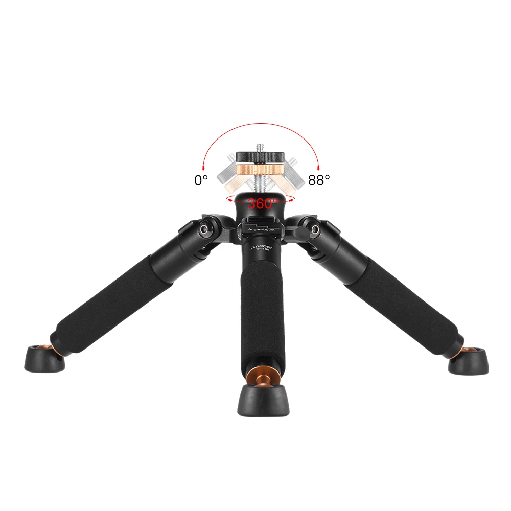 Andoer TP-166 портативный настольного типа мини-штатив для фотоаппарата алюминиевый сплав Поддержка Держатель стабилизатор для Canon Nikon sony камера