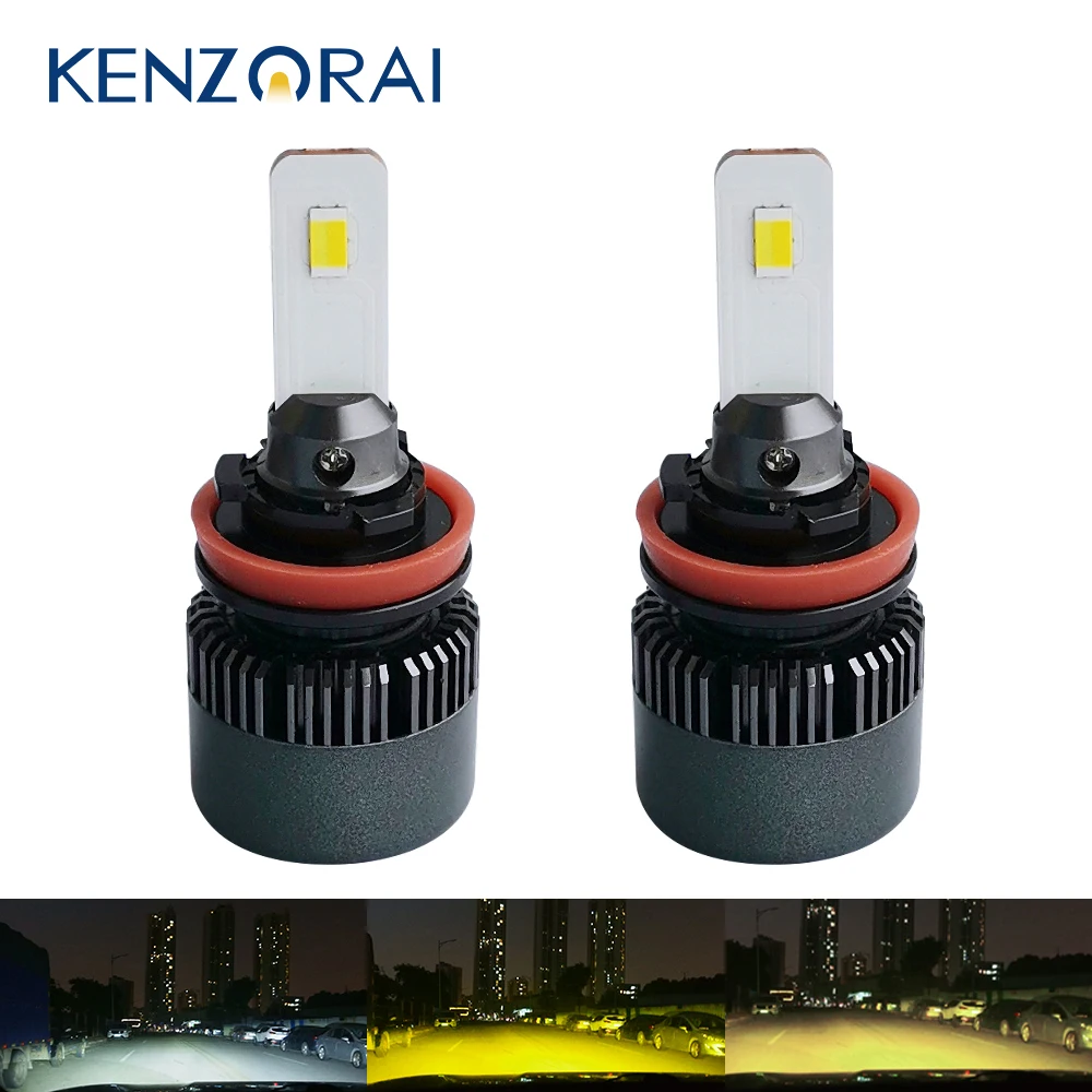 

2pcs car headlight bulbs led 3000K 4300K 6000K h1 h4 h7 h8 h9 h11 9012 hir2 9005 h10 hb3 9006 hb4 led 60W Auto lamp 10000lm 12V