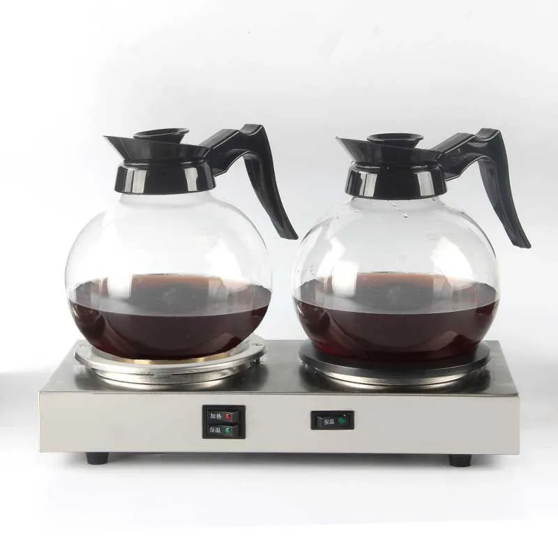 

Electric Furnace Double-head Stainless Steel Insulation Plate Coffee Glass Pot Commercial Heating Furnace Insulation Furnace