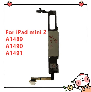 

16G 32G 64G Unlocked Mainboard For iPad Mini 2 Motherboard WLAN Cellular Version A1489 A1490 Full Chips Logic Board Clean iCloud