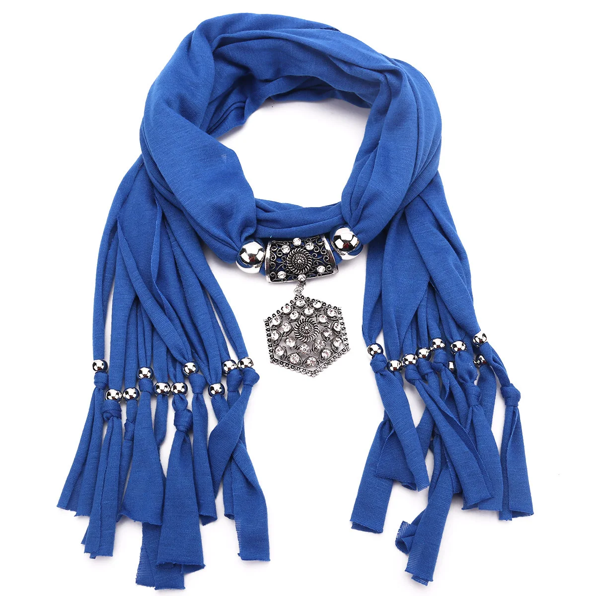 

new alloy Hexagonal pendant ornaments, scarves, spring and autumn dress necks pendant scarf