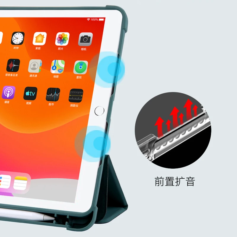 iPad Pro 12.9 Edition (With Home key) Case iPad case tablet case for iPad Pro 12.9 2015 1th 2rd Gen With Pencil Holder Magnetic Smart Cover