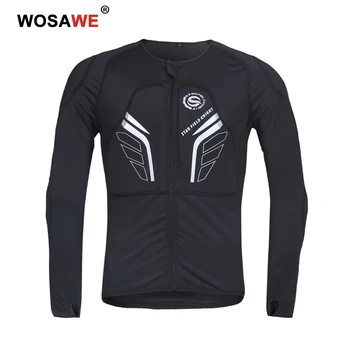 

WOSAWE Motorcycle Jackets High Visibility Reflective Shoulder Back Body Armor Protector Motocross Racing Protective Gear