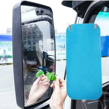 

Side Rainproof Film Anti Fog Sticker PET Ultra transparent 17*20cm Useful