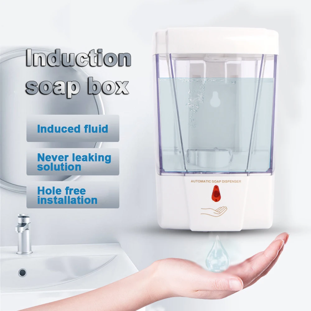 700ml Auto Induction Soap Dispenser Sterilize I Sensor Touchless Wall Mounted 