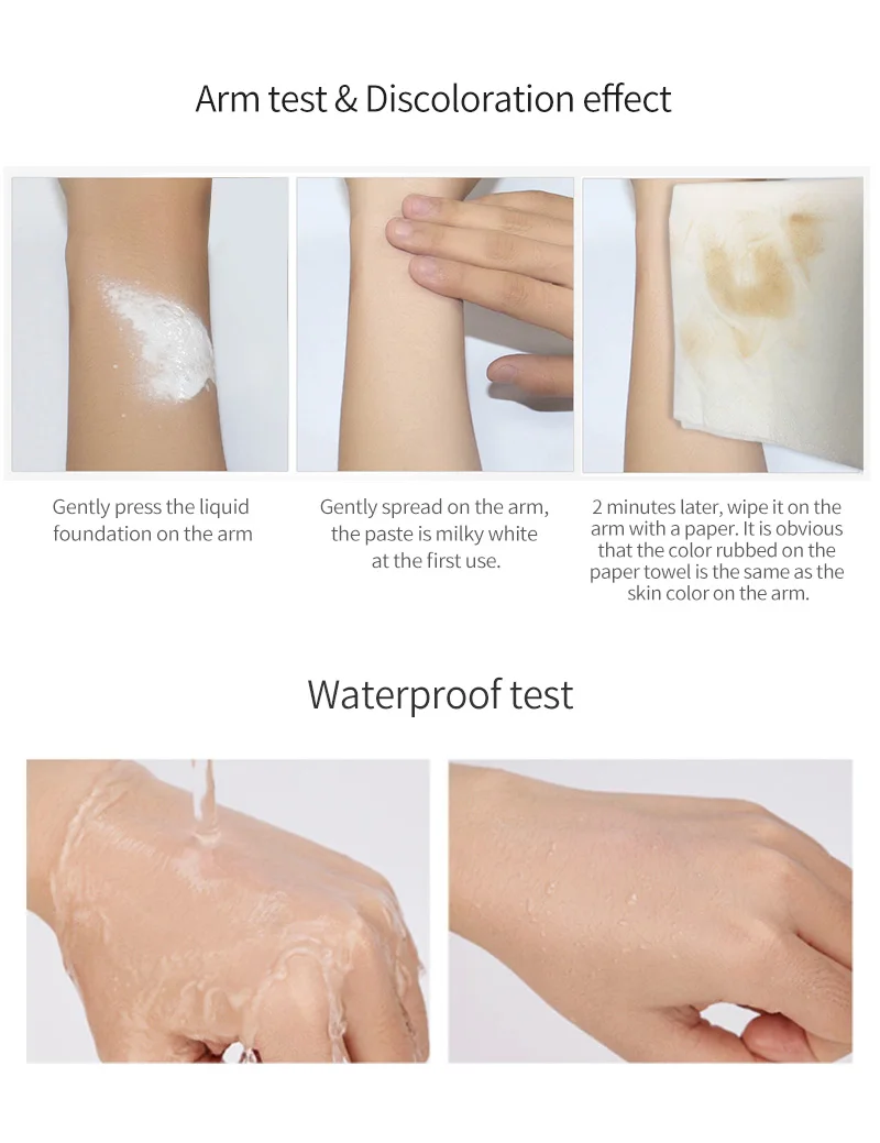 The New Listing NICEFACE Gentle Natural Concealer Liquid Foundation Lasting Makeup Brightening Concealer Moisturizing Liquid