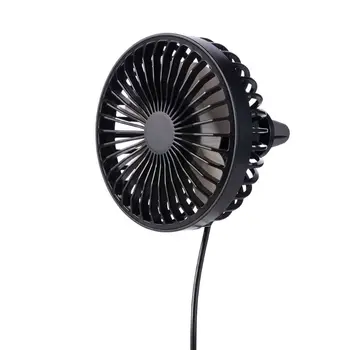 

360° Rotatable Car Air Vent Mounted 5V USB Fan for Sedan SUV Truck Auto Vehicles