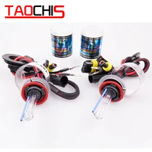 Taochis AC 12V 35W автомобильные ксеноновые лампы H8 H9 H11 3000K 4300k 6000k 8000k сменный автомобильный головной светильник, автомобильный светильник s, передний светильник