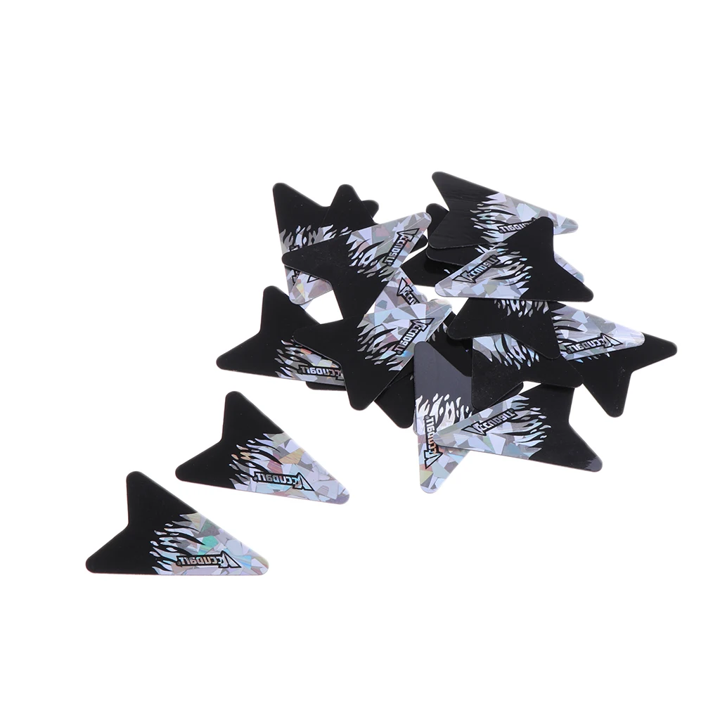 MagiDeal 20pcs Dart Flights Standard Geometric Patterns Darts Flights Protectors for Steel / Soft Tip DIY Darts Accessories