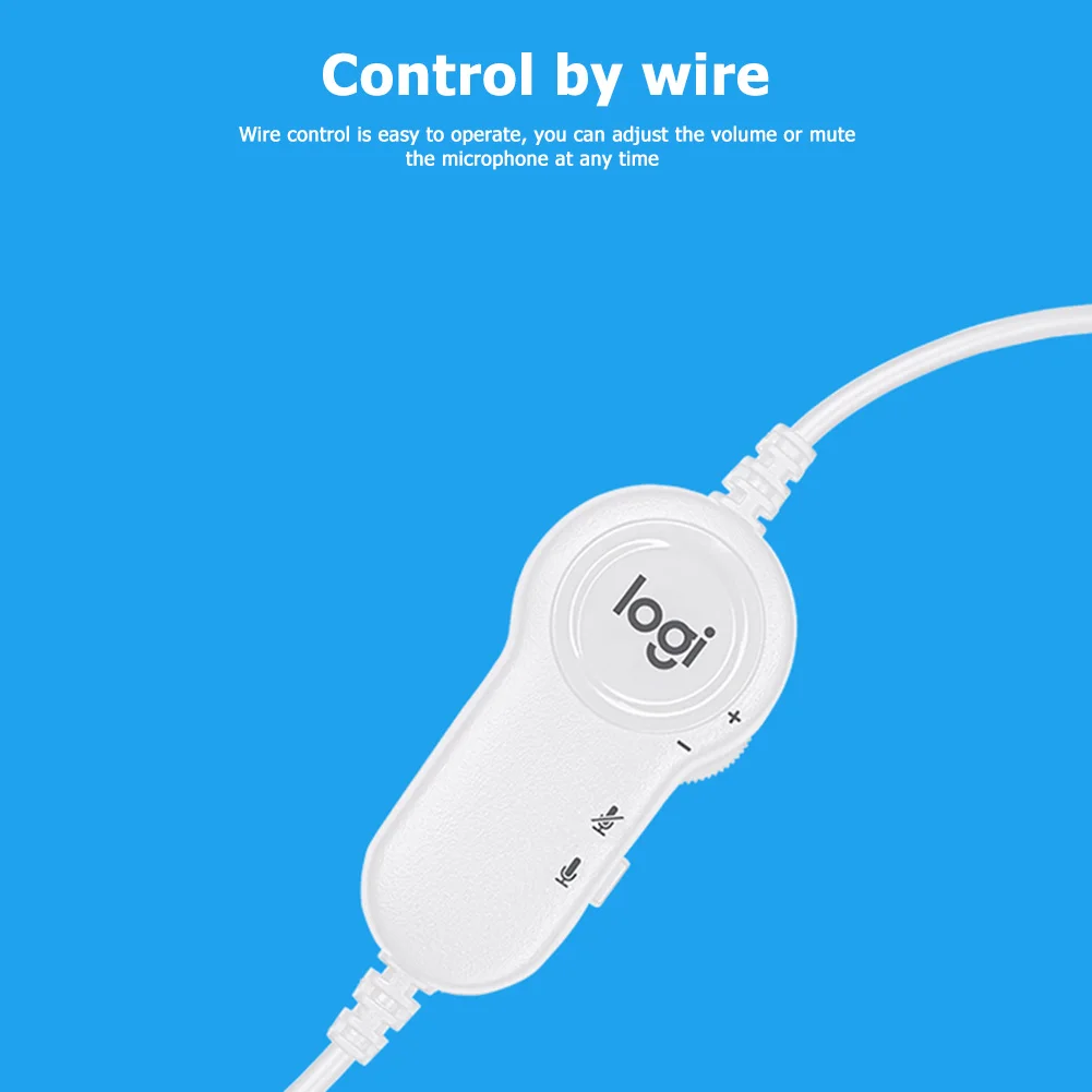 Classic Computer PC Desktop Accessaries Supplies Dual 3 5mm Wired Headphone Stereo Over Ear Headset with Microphone