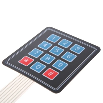 

Matrix Array 12 Key Membrane Switch Keypad Keyboard For AVR 4 x 3 28GE