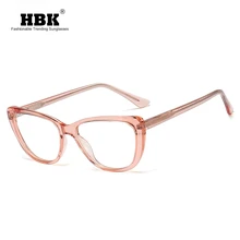 TR90 оправа кошачий глаз очки оправа розовые прозрачные линзы женские корейские трендовые Брендовые очки Оптическая оправа близорукость очки ботаника