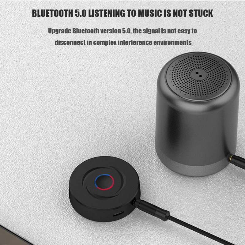 2 в 1 автомобильный беспроводной Bluetooth аудио приемник адаптер перезаряжаемый аккумулятор передатчик 3,5 мм разъем AUX Стерео для автомобиля ТВ и т. Д