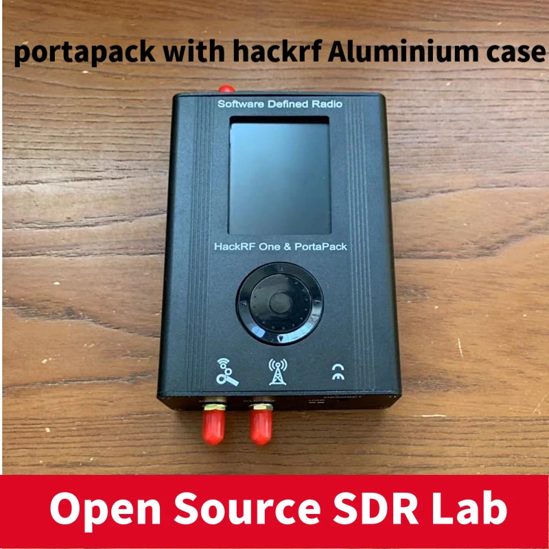 

Metal case for HackRF One and portapack