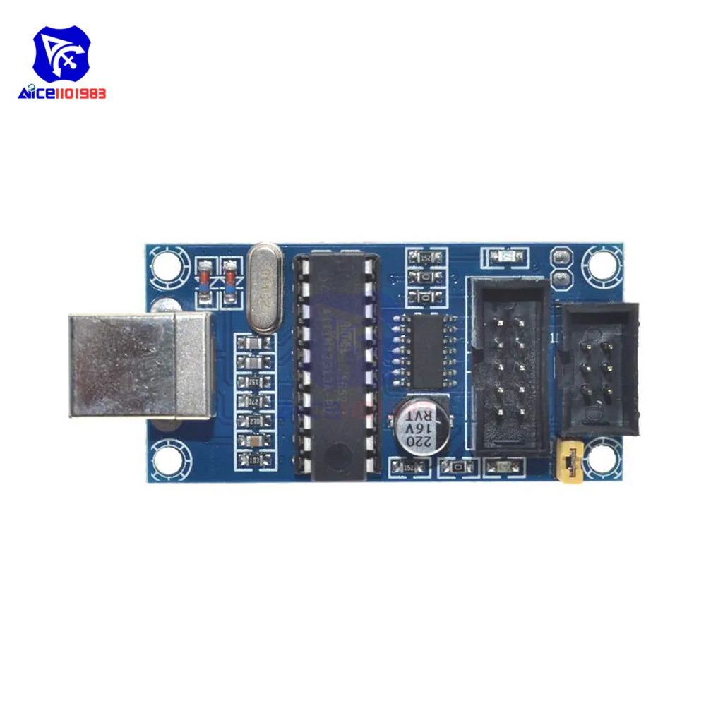 Diymore USBtinyISP USBTiny AVR ISP программатор 6/10 контактный загрузчик для Arduino Meag2560 UNO R3