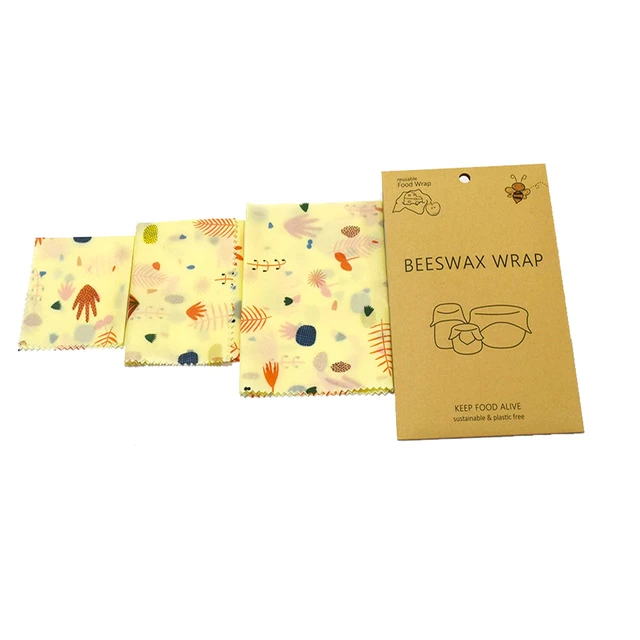 Zero Waste Reusable Storage Wrap Beeswax Food Packaging Paper Organic  Beeswax Cling Cloth for Fruit Sandwich Cheese Food Wrap - AliExpress