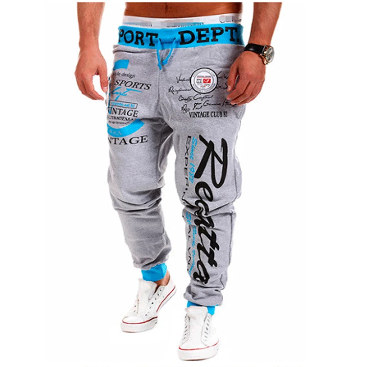 Los hombres de Jogger pantalones casuales pantalones de Fitness de los hombres ropa deportiva pantalones ajustados pantalones de chándal pantalones de gimnasio pantalones de chándal para correr