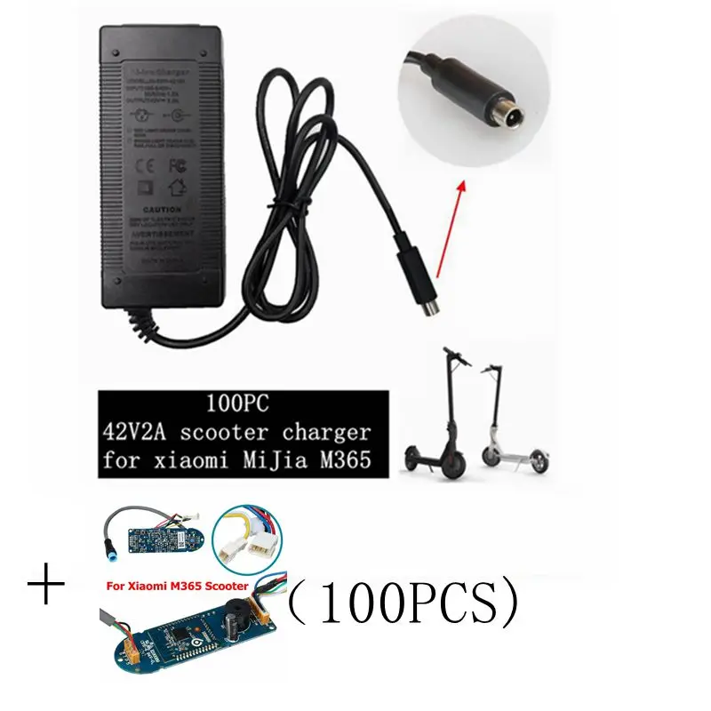 100-pc-mejor-precio-42-V-2A-el-ctrico-monopat-n-adaptador-Scooter-cargador-para-Xiaomi