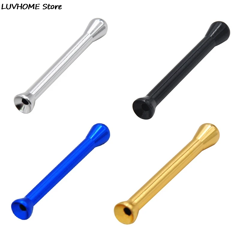 1pc Aluminum Alloy Snuff Straw Sniffer Snorter Nasal Smoking Pipe Snuffer Nazal Bullet Accessories | Дом и сад