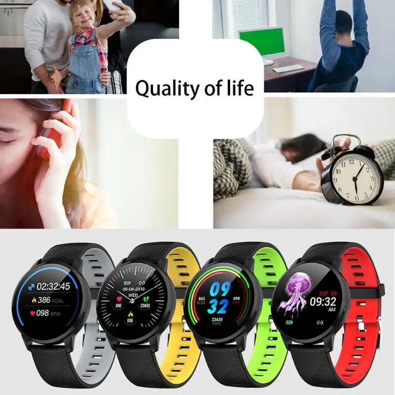 S16 Bluetooth умный Браслет, пульсометр, измеритель артериального давления, шагомер, фитнес-трекер, IP67, смарт-браслет для IOS, Android