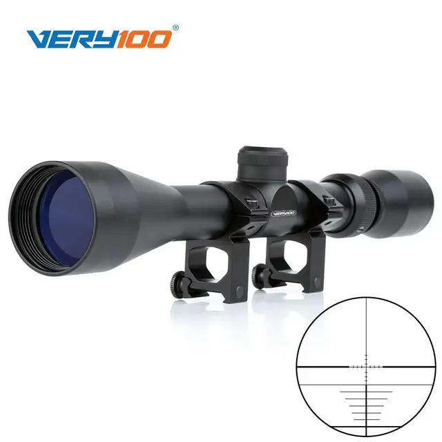 US $25.66 New 39x40 Mil Dot Zoom Sniper Air Rifle Scope Telescopic Sight Optics with 20MM Rail Mount for Hun