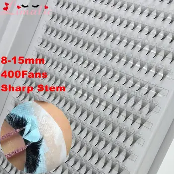 

Limatic Premade Fans Lashes 20 Lines 400Fans Individual Russian Volume Mix 8-15mm Length Eyelashes Grafting