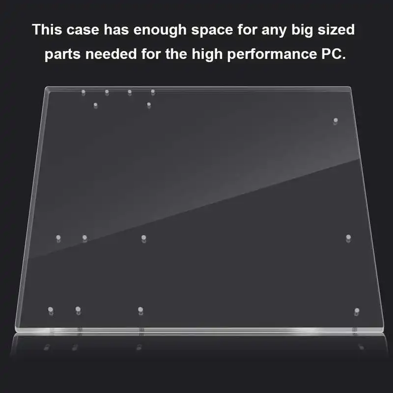 Computer Motherboard Base Stand Transparent Computer Bracket Acrylic Open Frame Case For ATX/M-ATX/ITX Motherboard pc case pc chassis computer chassis frame