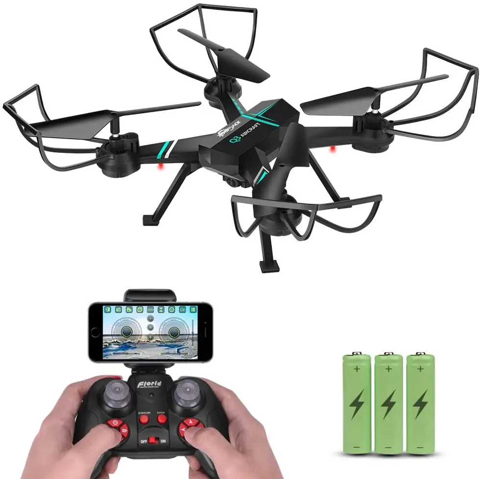 Квадрокоптер FPV с дистанционным управлением Дрон камерой 3D стабилизатор высоты