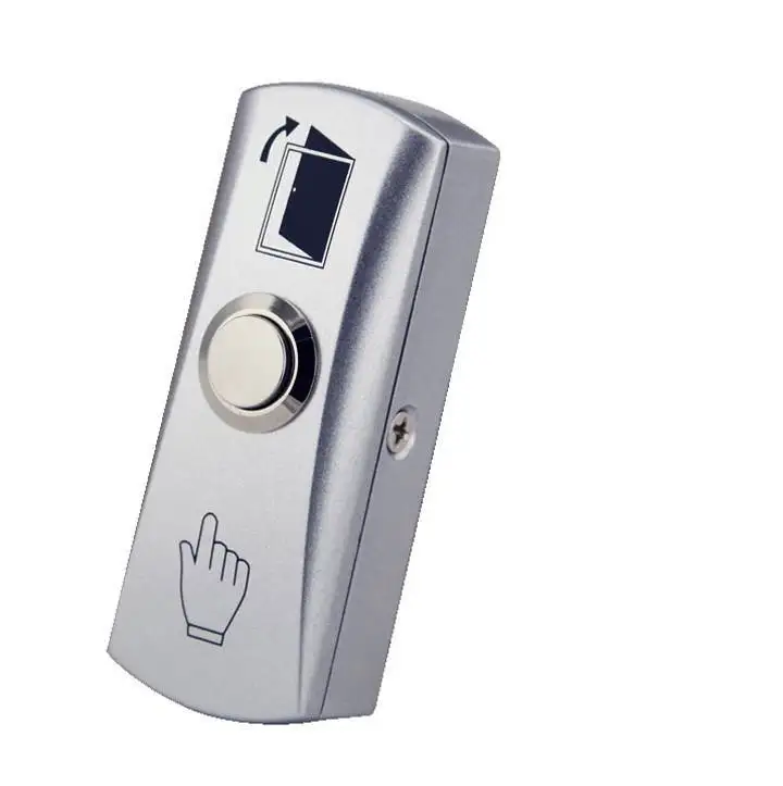 

Access Control Exit Switch Strip Surface Mounted Exit Button Metallic Suitable Narrow Door Frame with Bottom Case