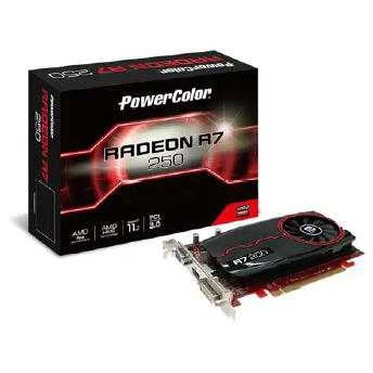 

Video card powercolor AMD Radeon R7 250, axr7 250 2gbd3-dh, 2GB, DDR3, RET