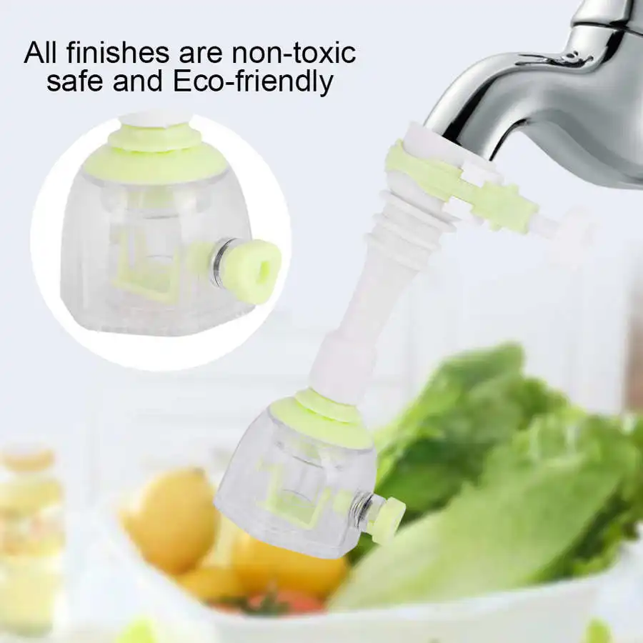 Water Saving Kitchen Faucet Extender 360 Degree Adjustable -proof Water Tap Extension Filter Accessories Kitchen Gadgets 2
