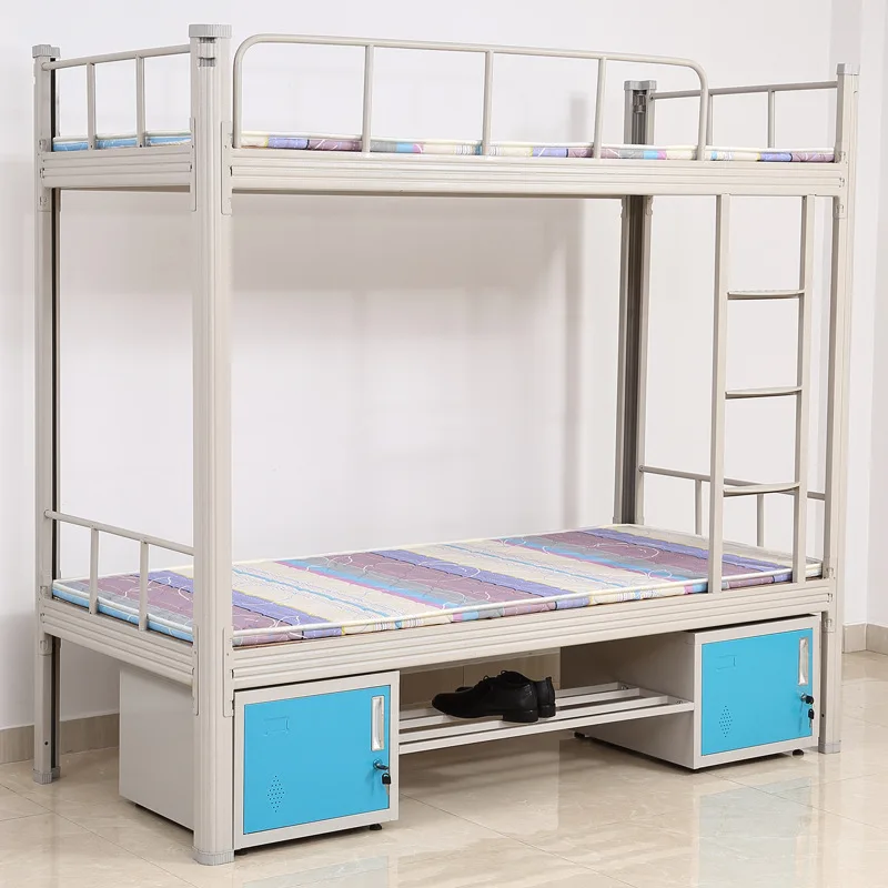 

Afro Iron Bed Students Apartment Buckle Combination Thick Iron Bed Dormitory up And down Double Layer Apartment Bed