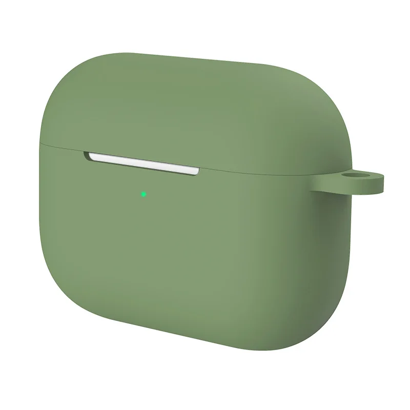 Для Airpods Pro 3 чехол силиконовый чехол беспроводной Bluetooth чехол для airpod 3 Чехол Для Air Pods Pro Аксессуары для наушников - Цвет: ArmyGreen