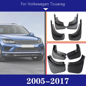 

Set of 4 car Front and Rear Splash Guard Mud Flaps mudguards fender For Volkswagen Touareg 2005-2017 car Accessories