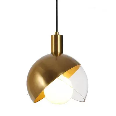Подвесной светильник из розового золота в скандинавском стиле, креативный дизайн, прикроватный светильник для гостиной - Цвет корпуса: seechart