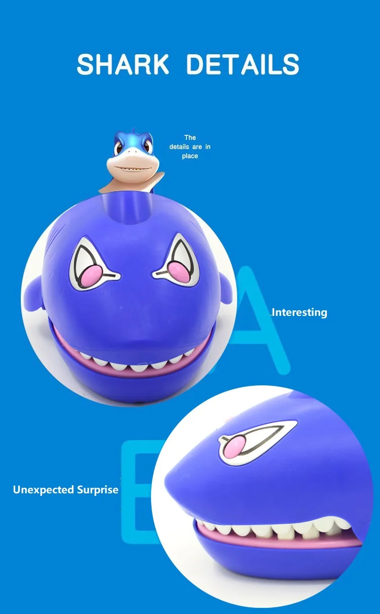 

gag toys Electric Shark Funny Toy Creative Mouth gags practical jokes Family Game Kids Toys for children Bar Game Education Toy