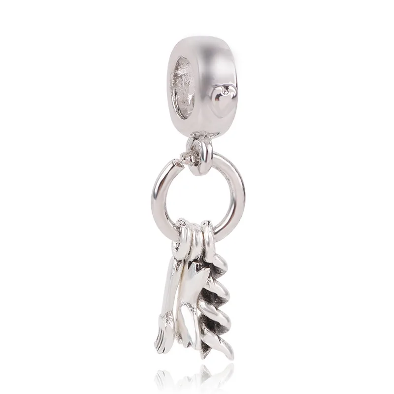 Couqcy NEW Silver Pixar Toy Story Woody Hanging Jessie Buzz Lightyear Charm Fit Pandora Bracelet Pendant charm DIY jewelry - Color: P-141
