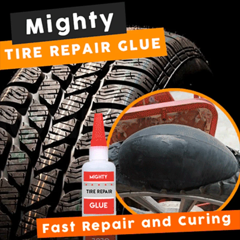Mighty Tire Repair клей долговечная шина ремонтный клей, широко используемый клей для автомобиля Инструменты для ремонта шин для автомобиля мотоцикла велосипеда