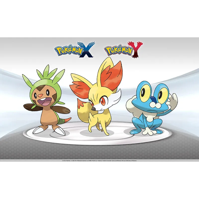 

Takara Tomy Playmat Pokemon XY Mat Trading Card Game Rubber Pad Gifts Froakie Fennekin Chespin Animals Pattern Mousepad