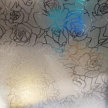 Роза Absract стеклянная пленка статическая цепляется защита конфиденциальности несколько размеров съемный перерабатываемый Окно Дверь стол украшение шкафа