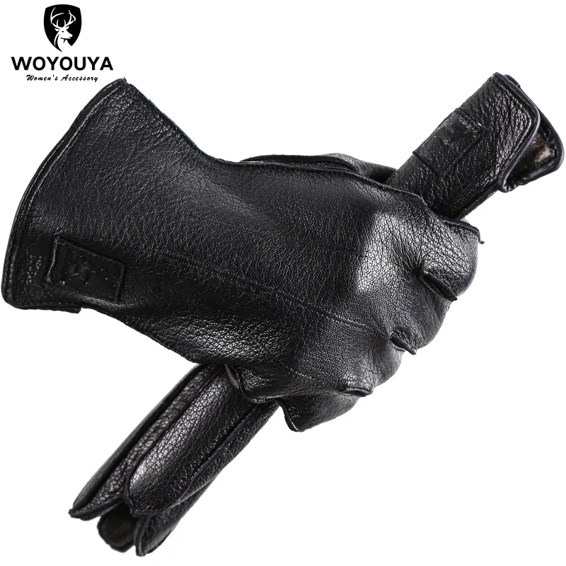 

Fashionable hand-stitched sheepskin men's gloves,high-grade outdoor warming gloves male winter,driving men's leather gloves-8012