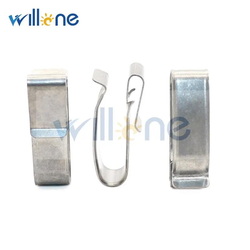 Willone 1000 шт. нержавеющая сталь 304 зажимы для кабелей солнечных батарей для солнечной системы, кабельные зажимы, удерживающие 4 кабеля