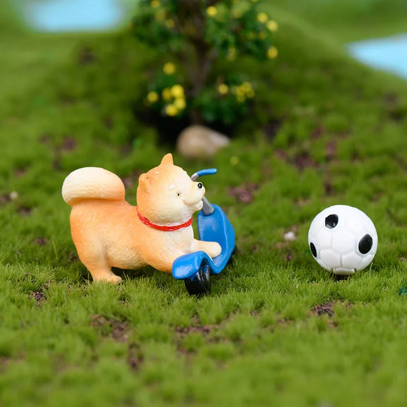 5 шт. милые фигурки животных Akita|Статуэтки и миниатюры| |
